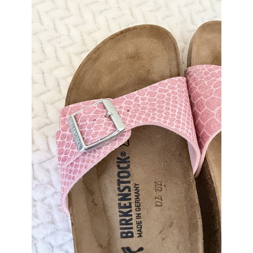 Birkenstock Madrid BirkoFlor Magic Snake Rose EU 42 Women 11 Men 9 Narrow Fit - Picture 7 of 13